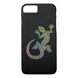 Geck Gecko Psychedelic Design iPhone 7 case