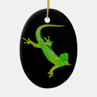 Gecko Ceramic Tree Decoration