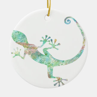 Gecko Ceramic Tree Decoration