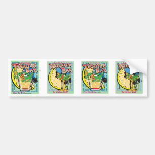 Gecko Charlies Margarita Bar Bumper Sticker