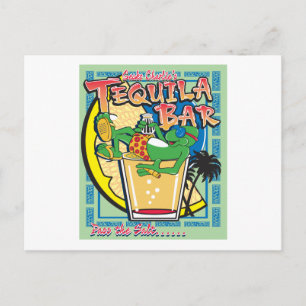 Gecko Charlies Margarita Bar Postcard