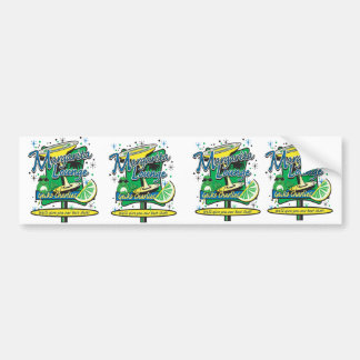Gecko Charlies Margarita-Cocktail-Lounge Bumper Sticker