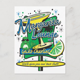 Gecko Charlies Margarita-Cocktail-Lounge Postcard