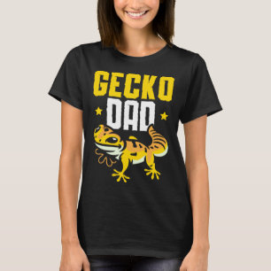 Gecko Dad Reptile Leopard Gecko Lizard T-Shirt