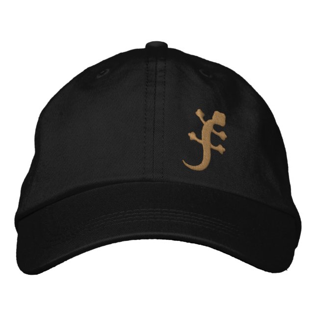 Gecko Embroidered Hat (Front)