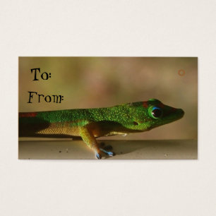 Gecko gift tags