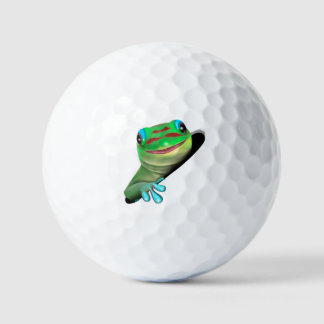 Gecko in a Hole Golf Balls