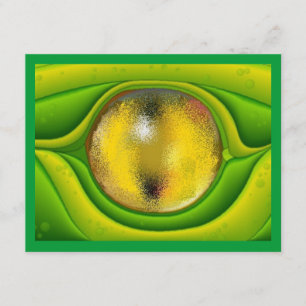 GECKO LIZARD DRAGON EYE INVITATION SEE YOU PARTY