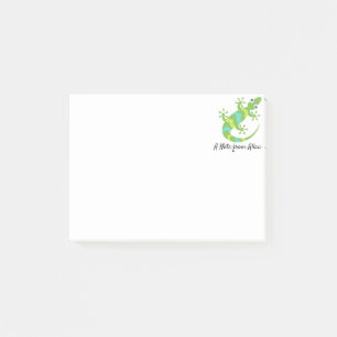 Gecko Lizard Emoji Post-it Notes