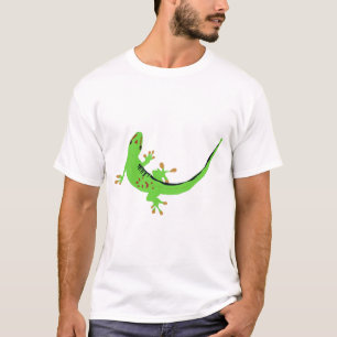 Gecko Lizard Reptile Illustration  T-Shirt