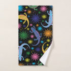 Gecko Lizards Multi-Coloured All Over Print