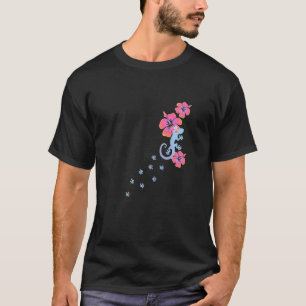 Gecko Lucky Charm Lizard Salamander Aloha Hawaii C T-Shirt