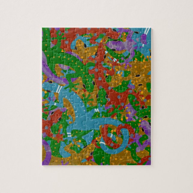 Gecko Mania Jigsaw Puzzle (Vertical)