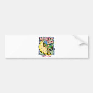 Gecko-margarita-LIMEDESIGN Bumper Sticker