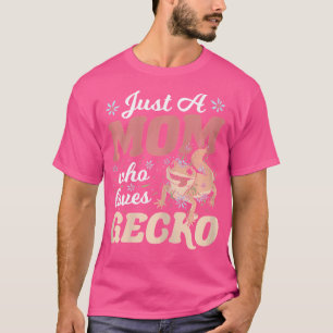 Gecko Mum Lizard Women Crested Leopard Gecko T-Shirt