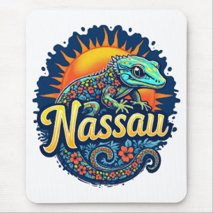 Gecko Nassau Bahamas Caribbean Mouse Mat