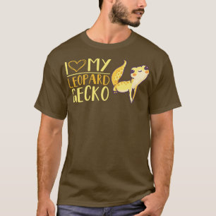 Gecko Owner Exotic Pet Lizard Colorful Reptiles T-Shirt