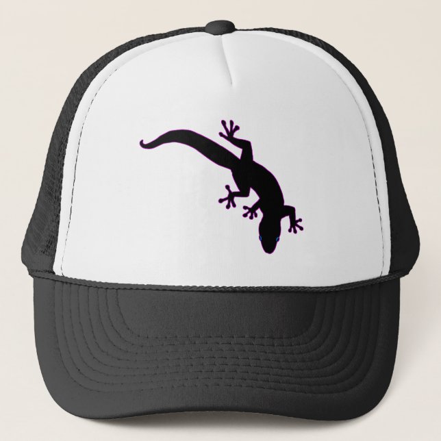 GECKO Pink Outline Trucker Hat (Front)