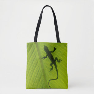 Gecko Silhouette Tote Bag