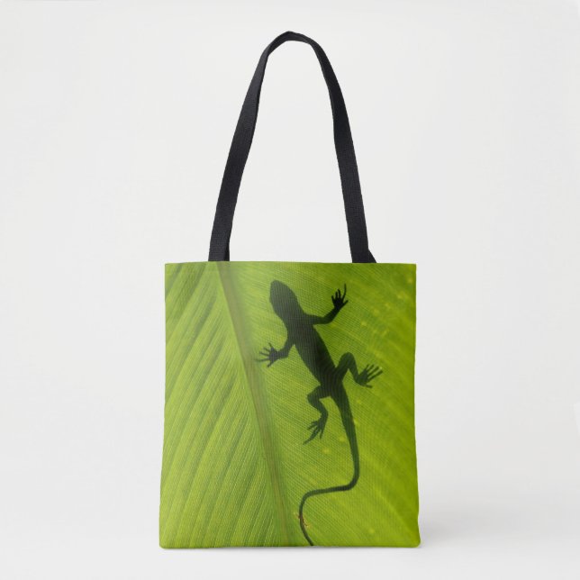 Gecko Silhouette Tote Bag (Front)