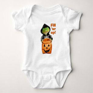 Gecko Skeleton Baby Bodysuit