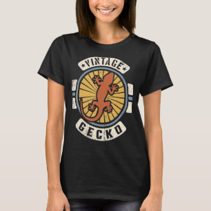 Gecko Vintage Classic Retro 60s 70s Animal T-Shirt