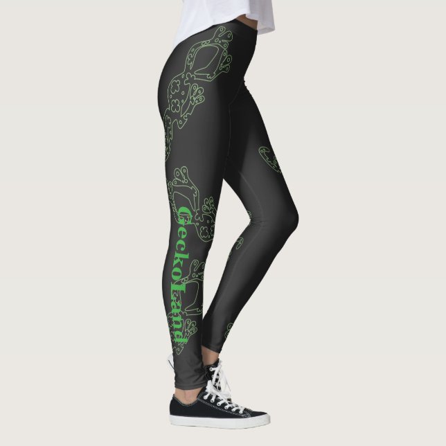 GeckoLand Green Leggings (Right)