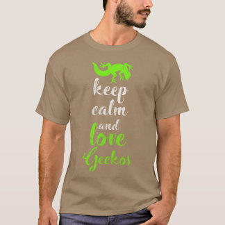 Geckos Lizards Animal Reptile Lovers retro T-Shirt