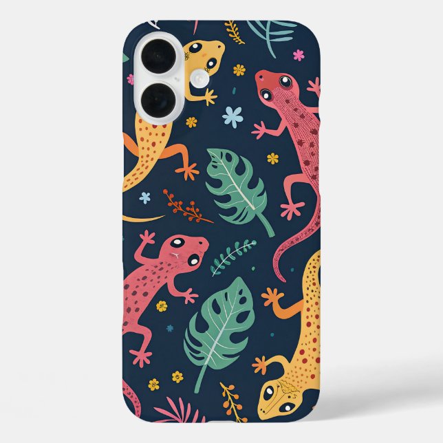 GECKOS PATTERN Case-Mate iPhone CASE (Back)
