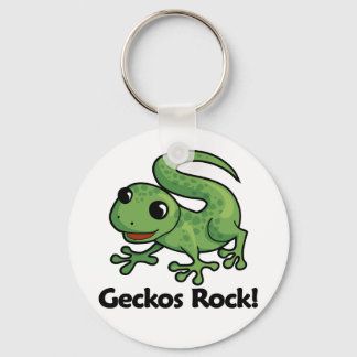 Geckos Rock! Key Ring