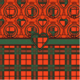 Geddes clan Plaid Scottish kilt tartan Photo Sculpture Key Ring