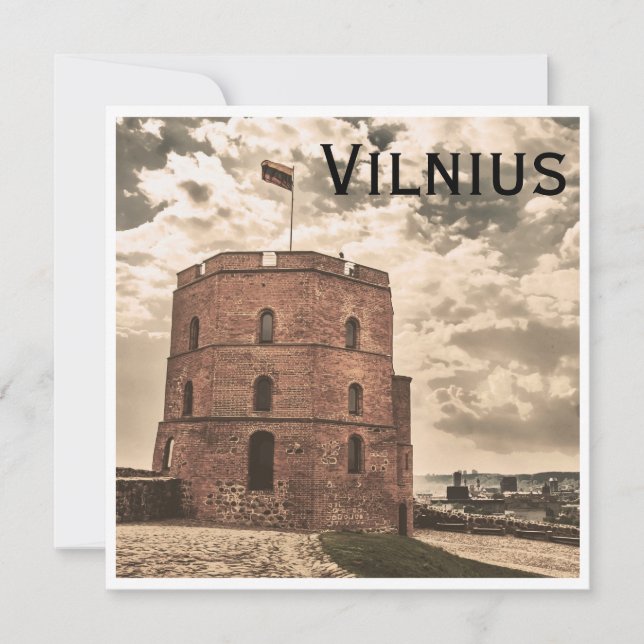 Gediminas tower of Vilnius (Front)