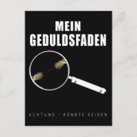 Geduldsfaden Spruch Keine Geduld Frauen Humorvoll