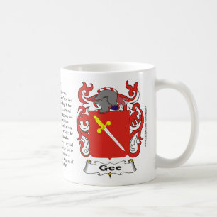 Gee Family Coat of Arms Mug