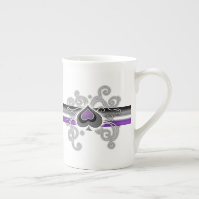 Geebot's ace colour spade logo pride flag fine mug (Right)