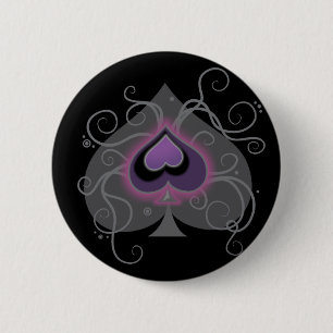 Geebot's aces colour spade logo pride button