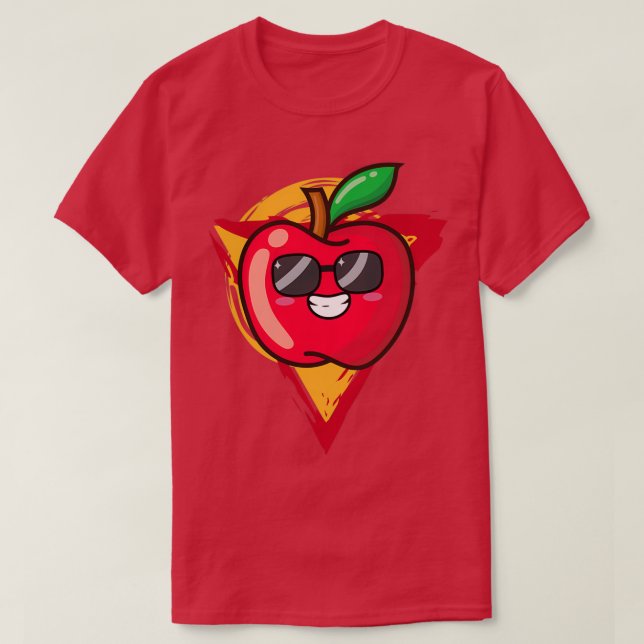 Geek Apple Eapple T-Shirt (Design Front)
