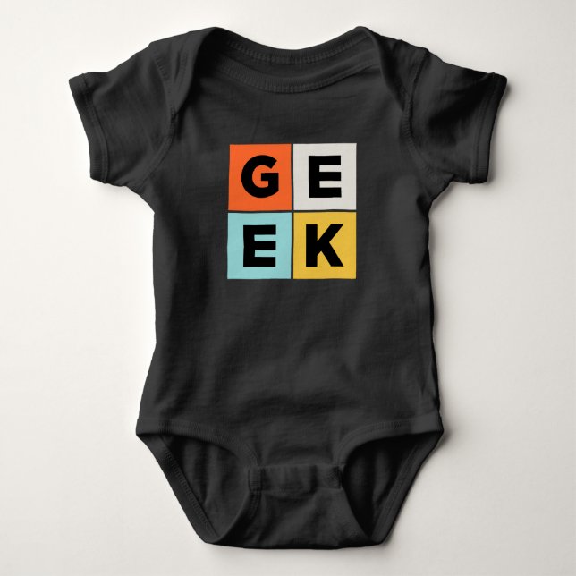 Geek Baby Bodysuit (Front)