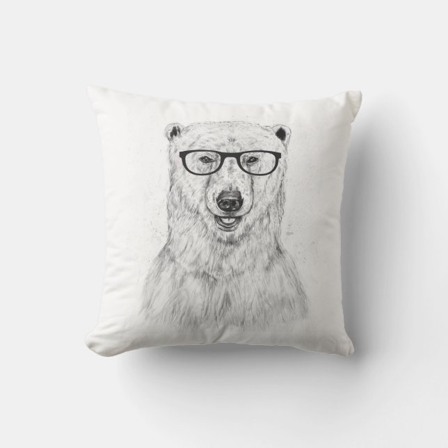Geek bear cushion (Front)