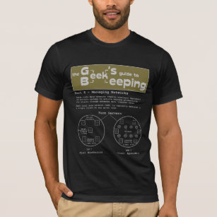 Geek Beekeeping (Networks) - Black T-shirt