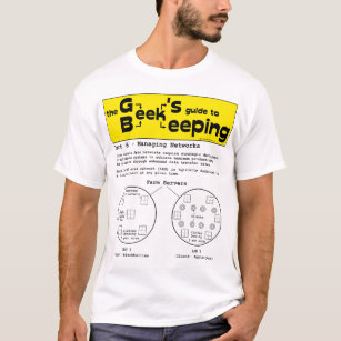Geek Beekeeping (Networks) - White T-shirt