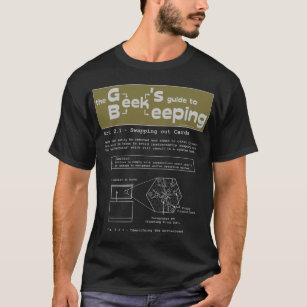 Geek Beekeeping (Swapping Cards) - Black T-shirt