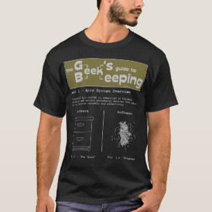 Geek Beekeeping (System Overview) - Black T-shirt