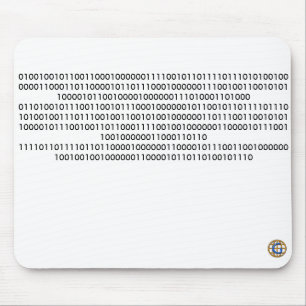 Geek Binary Code "If you can read this..." Mouse Mat