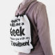 Geek broadsword drawstring bag (Insitu)