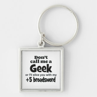 Geek broadsword key ring