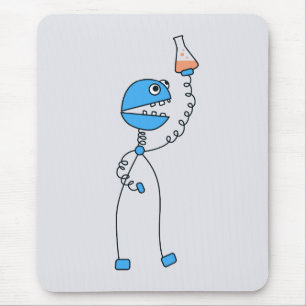 Geek Chemistry Science Funny Robot Mouse Mat
