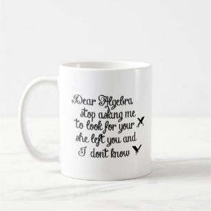 Geek Chic: Funny Math Algebra Wiz Cool Design Coffee Mug