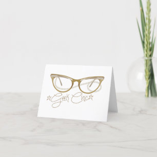 Geek Chic Thank You Card
