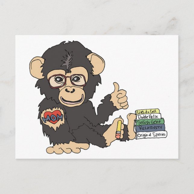 Geek Chimp Postcard (Front)